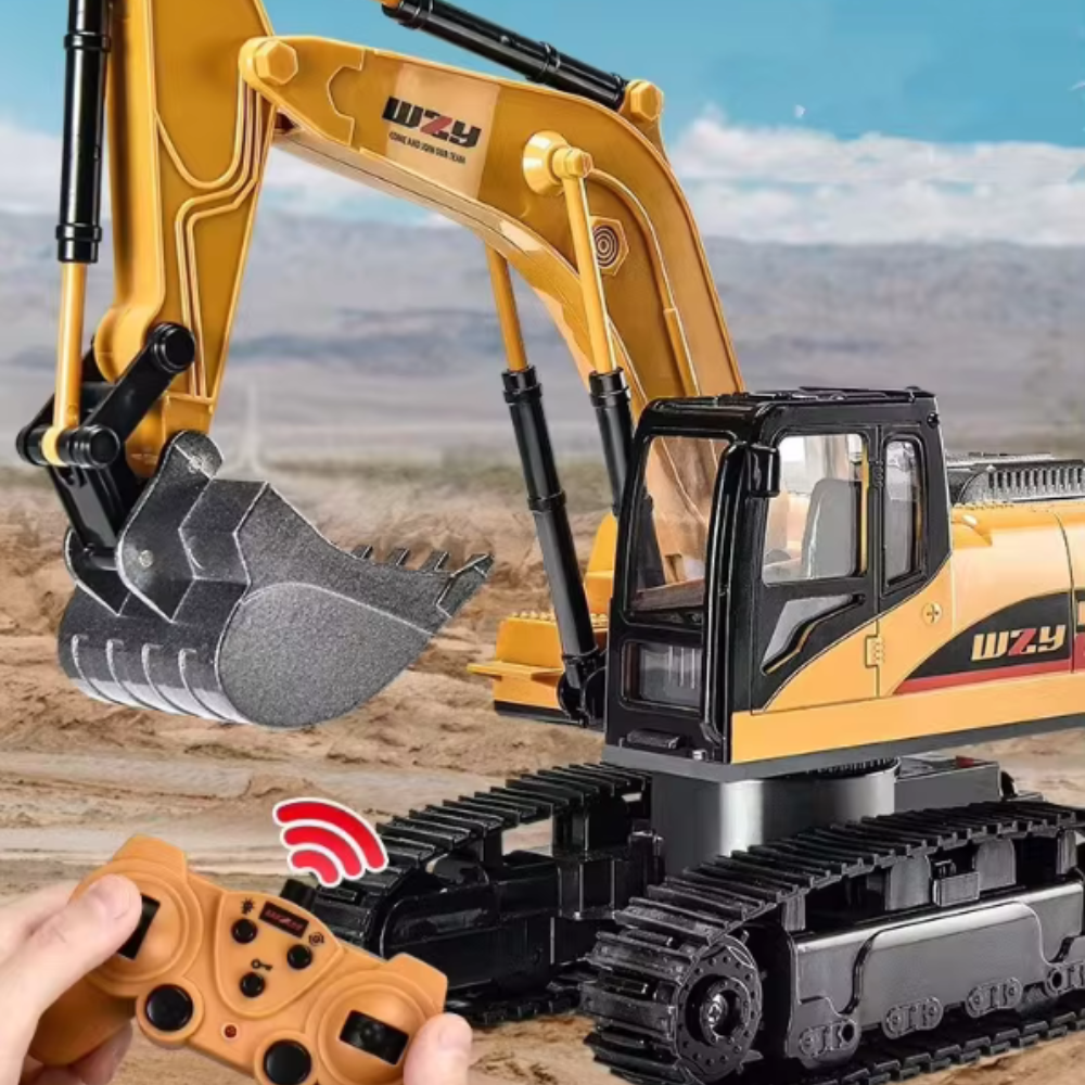 Excavadoras de juguete a control remoto para niños