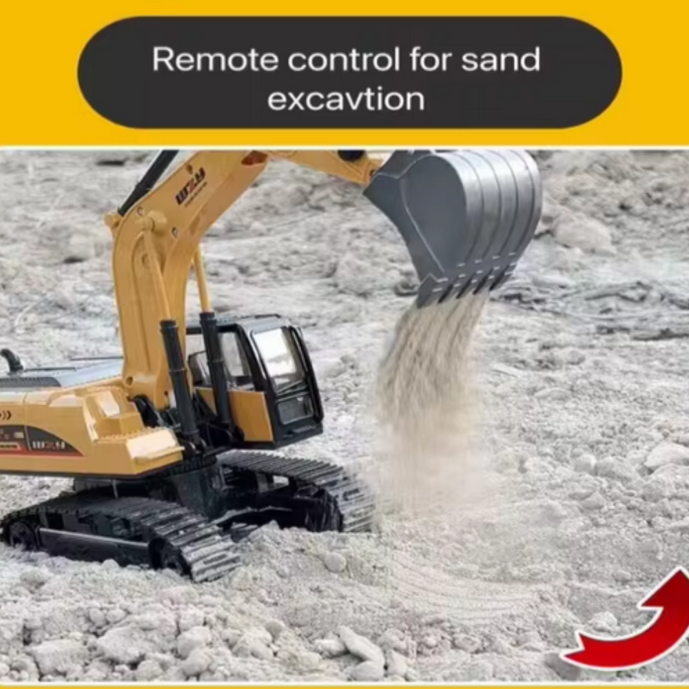 Excavadoras de juguete a control remoto para niños